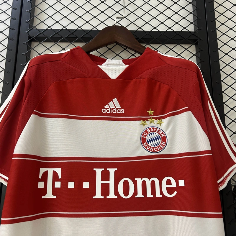 2007-2008 Retro Bayern Munchen Home Jersey - Image 4