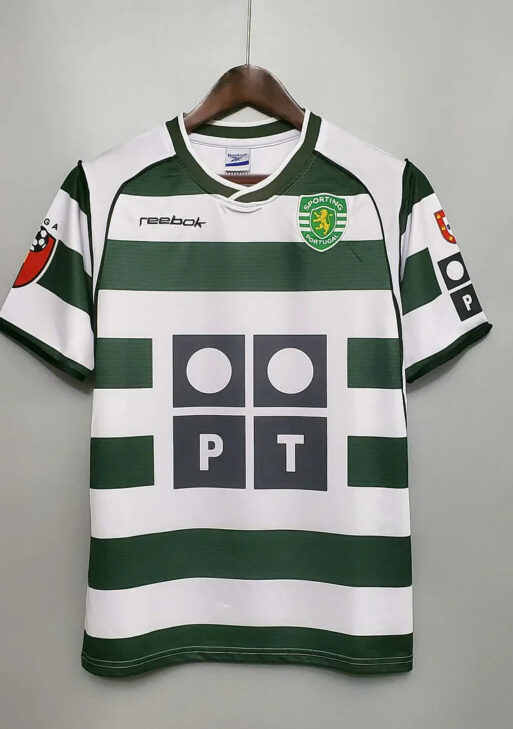 Retro Sporting Lisbon 2002-2003 Home Jersey