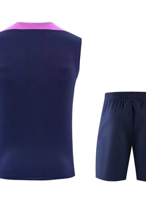 Barcelona Dark Blue Tank Top Set