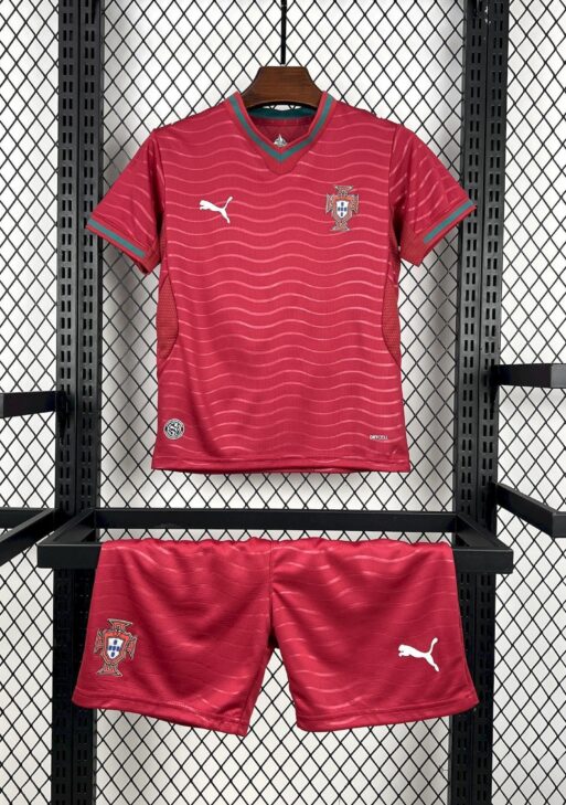 2026 Portugal Home World Cup Kit Kids Size