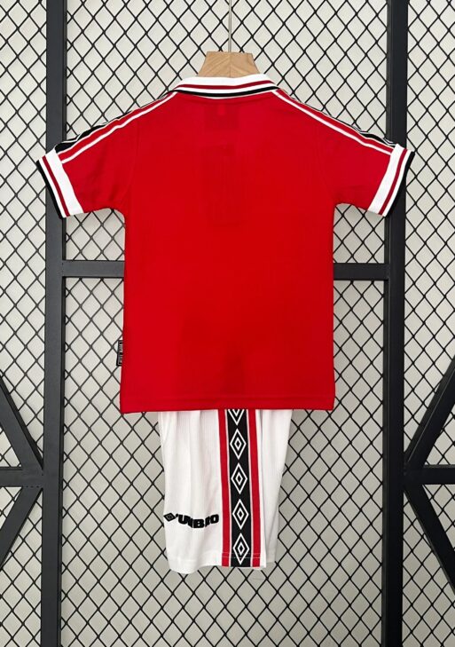 Manchester United 1998/1999 Home Jersey Kids Size