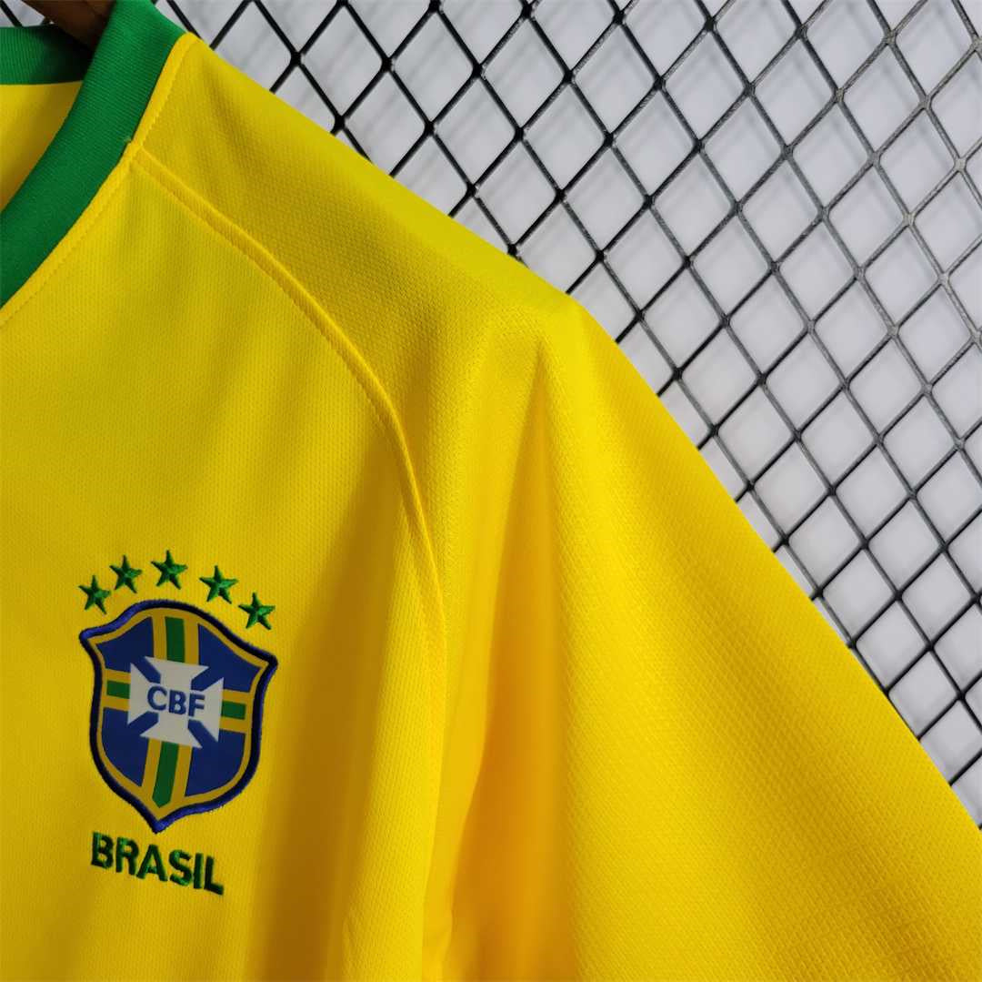 2018 Retro Brazil Home Jersey - Image 6