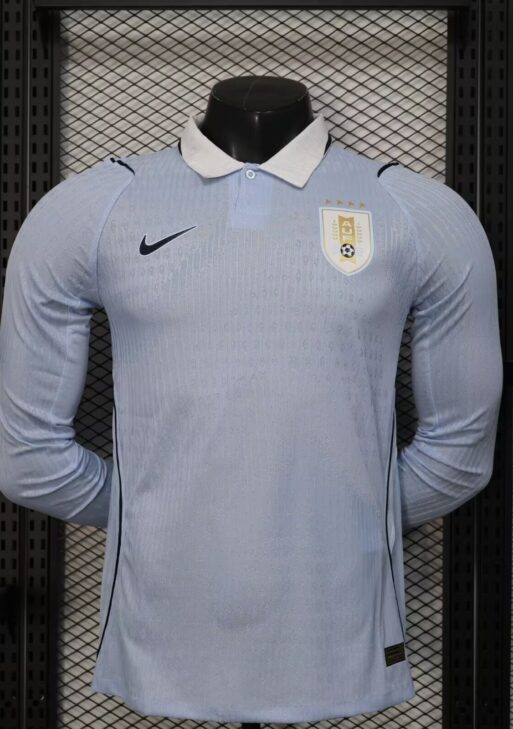 2026 Uruguay Home World Cup Kit Long Sleeve Player Version