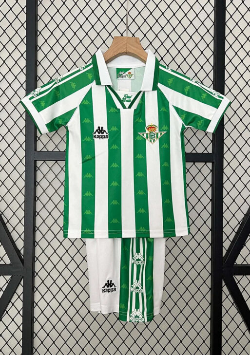 1995/1997 Retro Real Betis Home Kit Kids Size