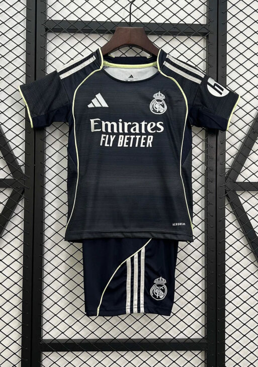 2025/2026 Real Madrid Away Kit Kids Size