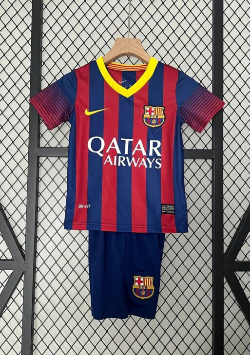 2013/2014 Retro Barcelona Home Kit Kids Size