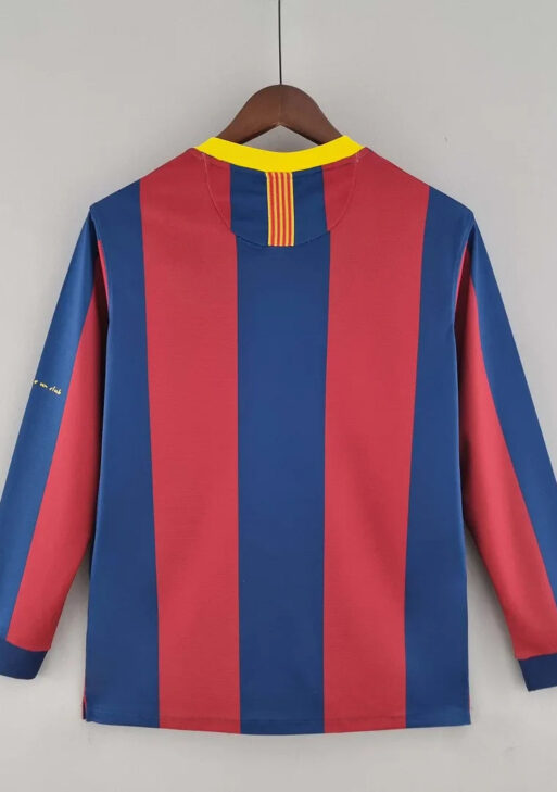 2010-2011 Retro Barcelona Home Jersey Long Sleeve