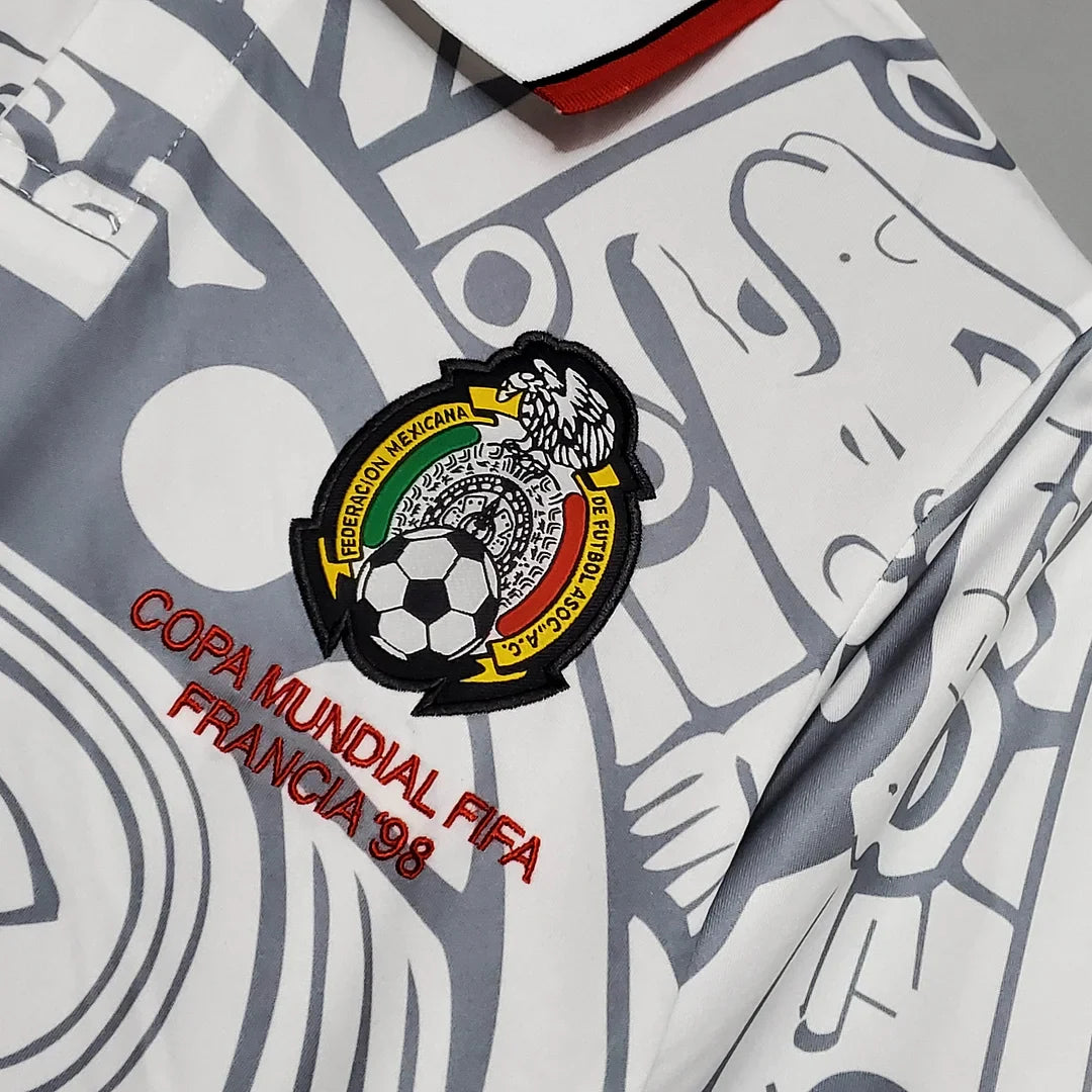 1998 Retro Mexico Away Jersey - Image 5