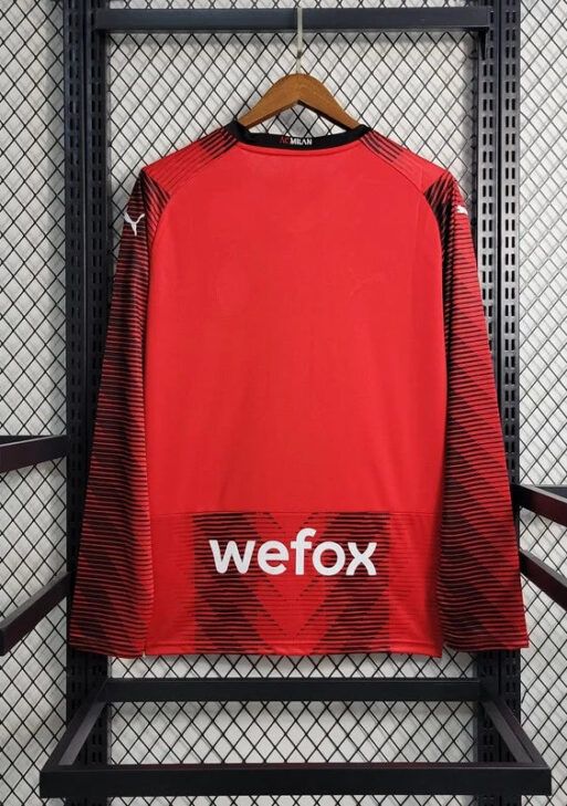 2023/2024 AC Milan Home Jersey Long Sleeve