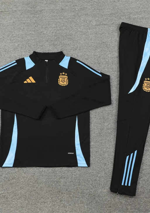 2024/2025 Argentina Black and Blue Tracksuit