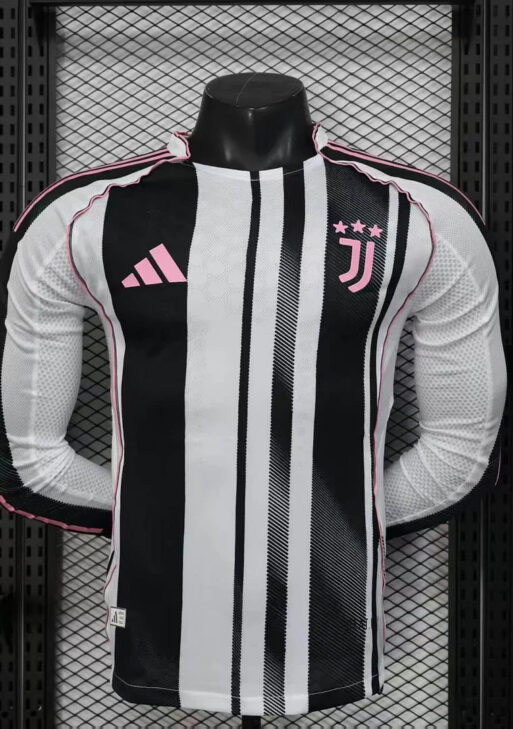 2025/2026 Juventus Home Kit Long Sleeve