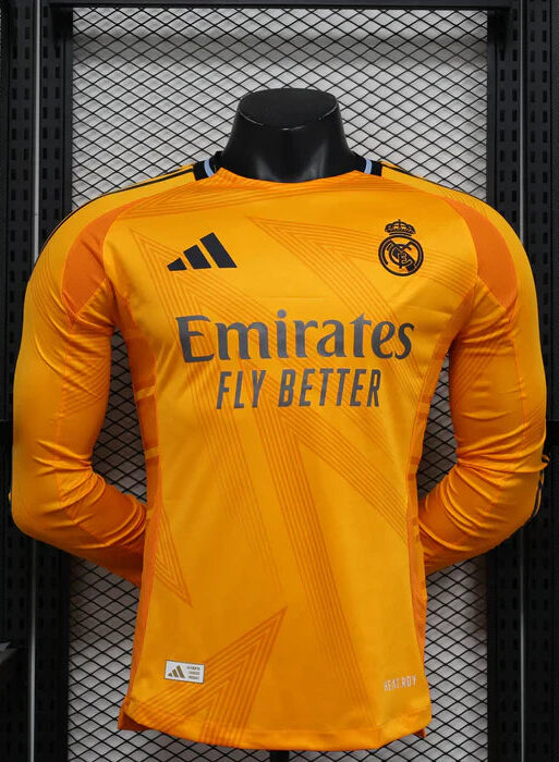 Real Madrid 2024/2025 Away Kit Long Sleeve