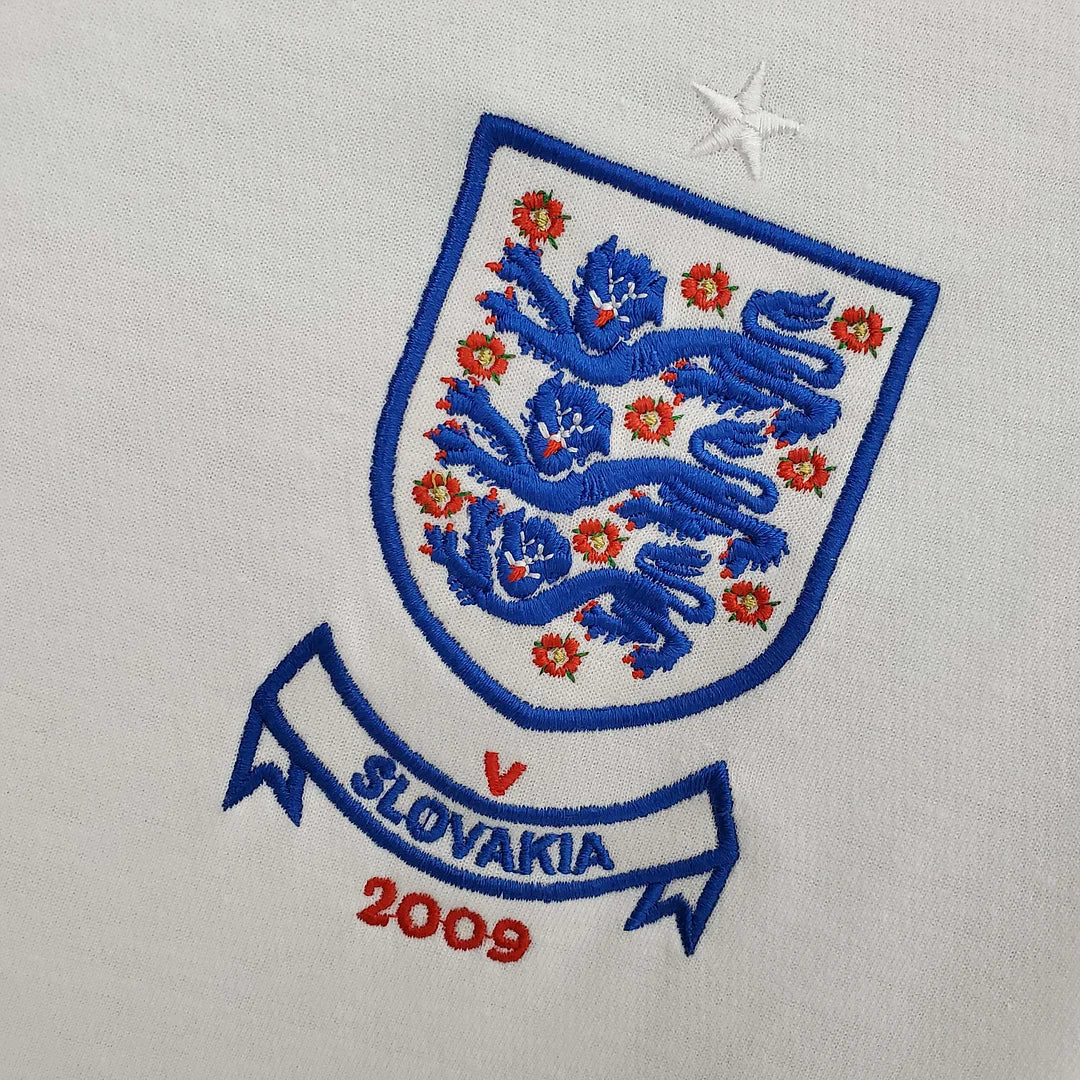 2010 Retro England Home Jersey - Image 4