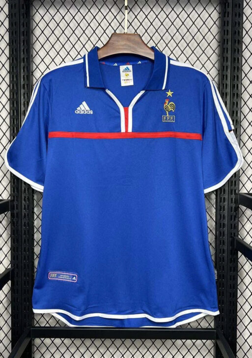 2000 Retro France Home Jersey