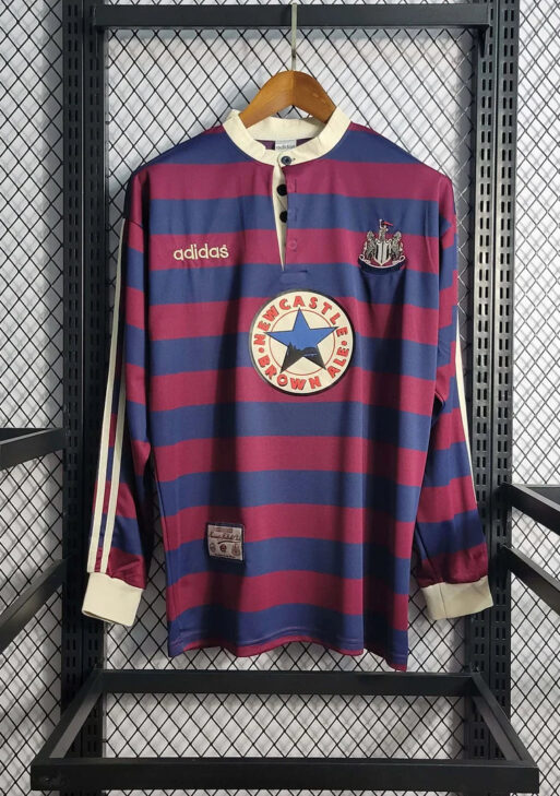 1995-1996 Retro Newcastle United Away Jersey Long Sleeve