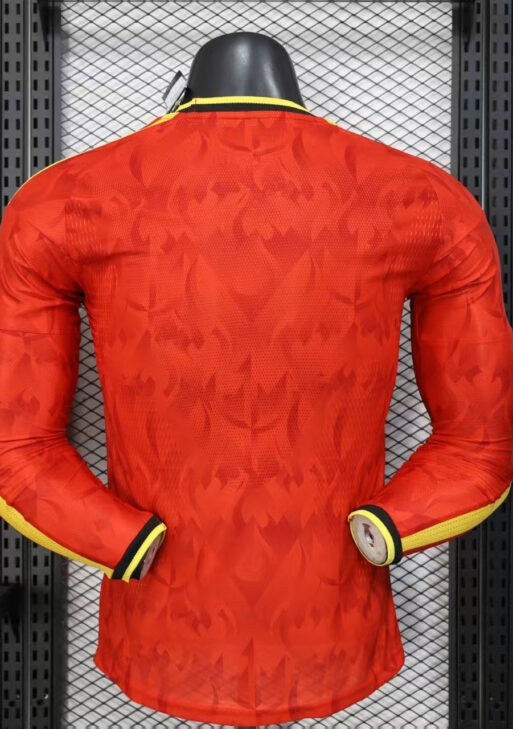 2026 Belgium Home World Cup Kit Long Sleeve Player Version