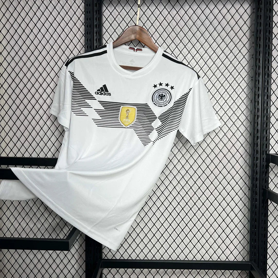 2018 Retro Germany Home Jersey - Image 5