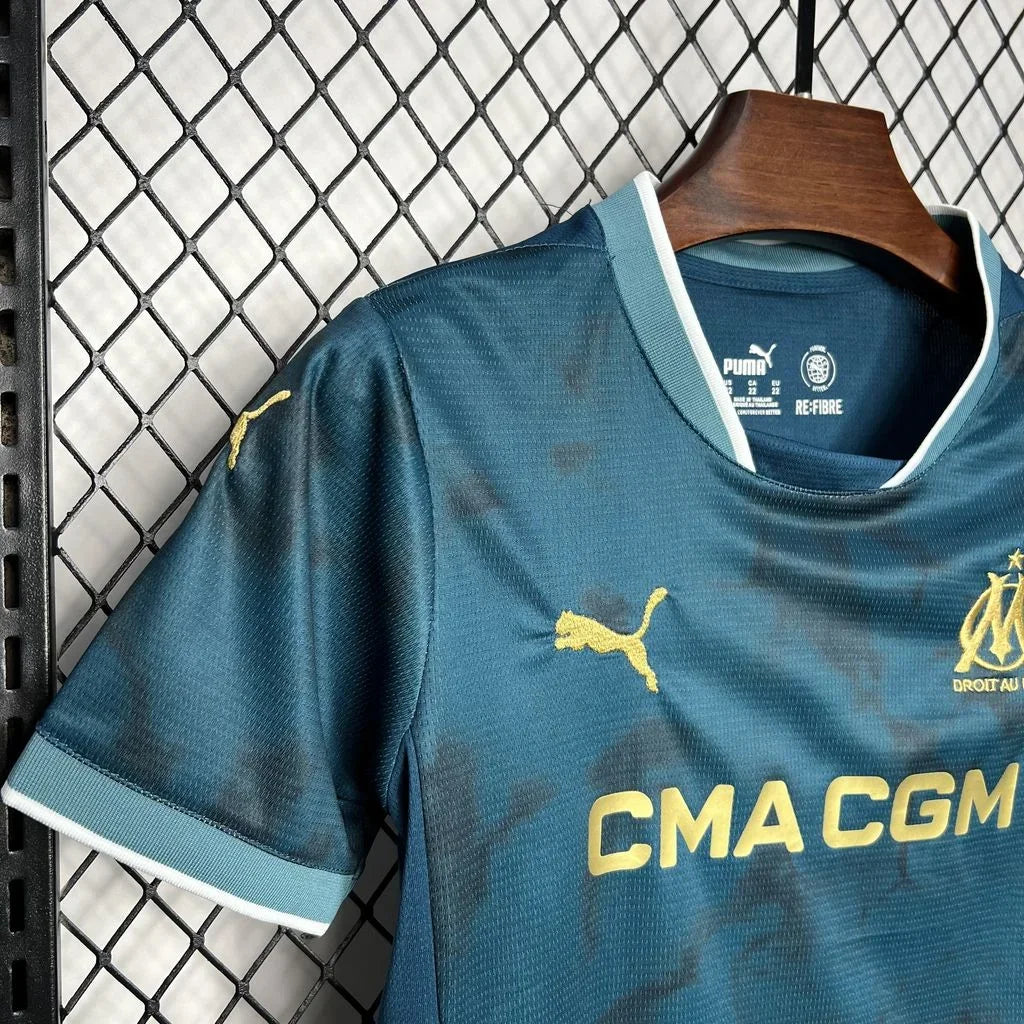 2024/2025 Olympique de Marseille Away Kids Size - Image 2