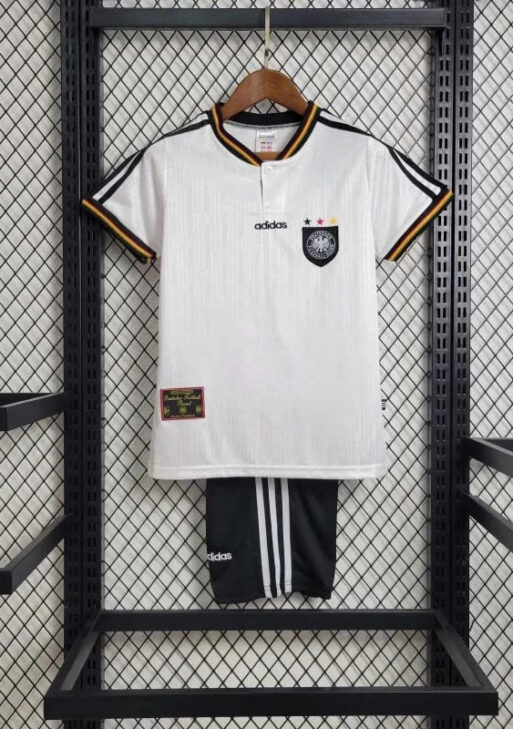 1996 Retro kids Germany Home Jersey
