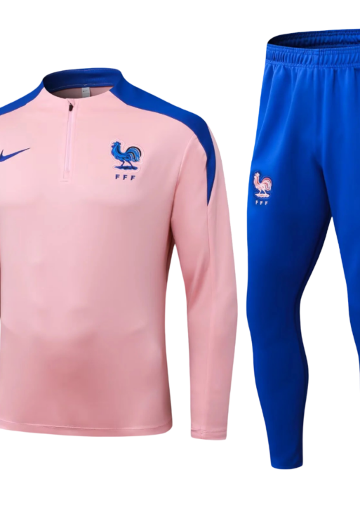 France Pink and Blue Tracksuit