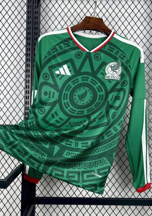2026 Mexico Home World Cup Kit Long Sleeve Fan Version
