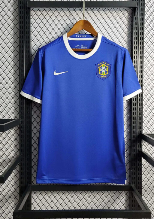 2006 Retro Brazil Away Jersey