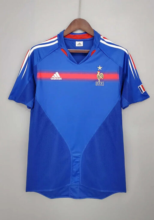 2004 Retro France Home Jersey