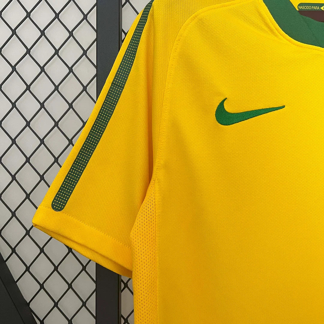 2010 Retro Brazil Home Jersey - Image 6