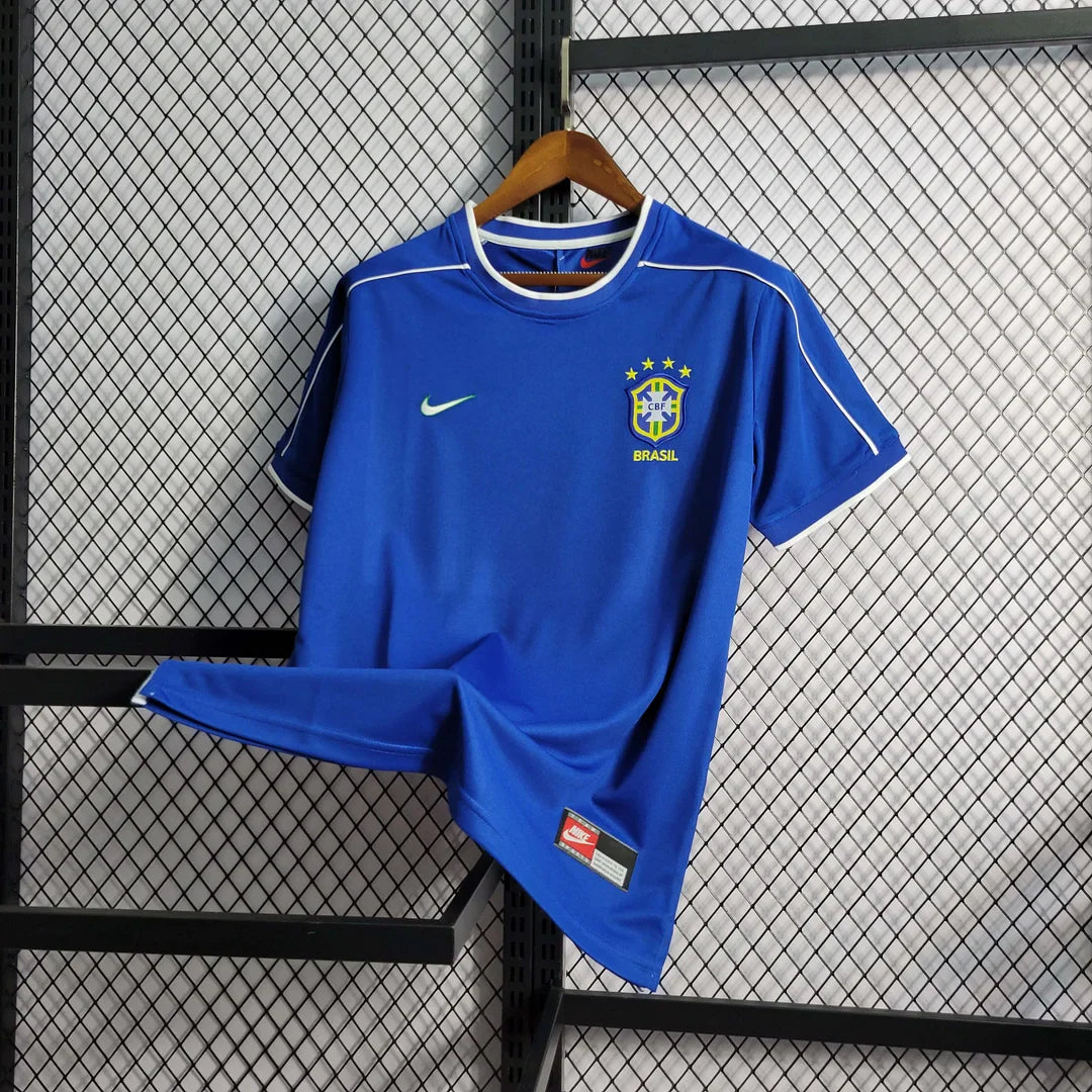 1998 Retro Brazil Away Jersey - Image 5