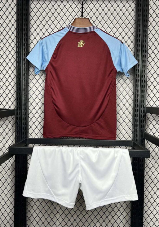 2024-2025 Aston Villa Home Kit Kids Size