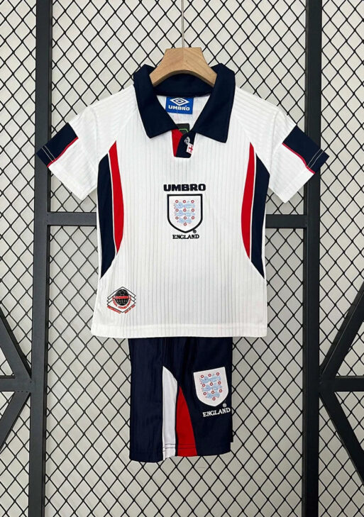 1998 Retro England Home Kit Kids Size
