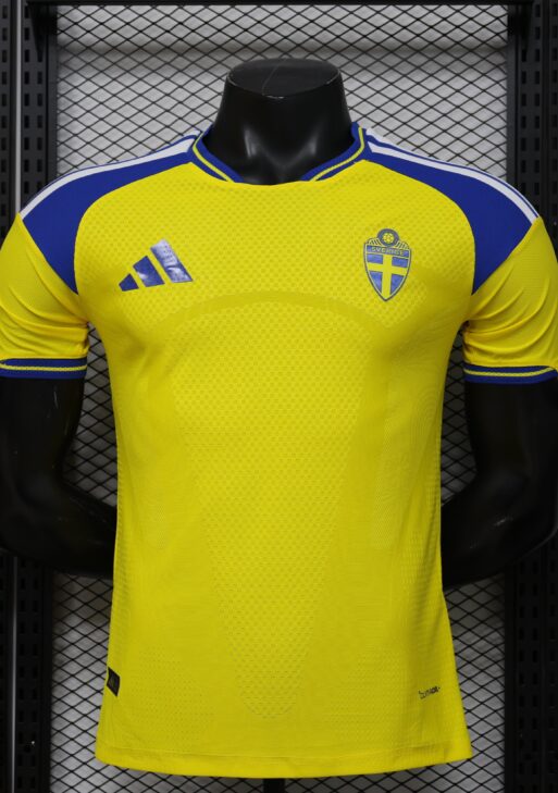 2026 Sweden Home World Cup Kit Player Version