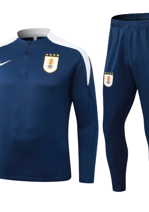 2025 Uruguay Dark Blue Tracksuit