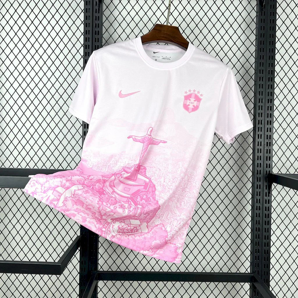 Brazil "The Redeemer" Pink Limited Jersey - Image 4