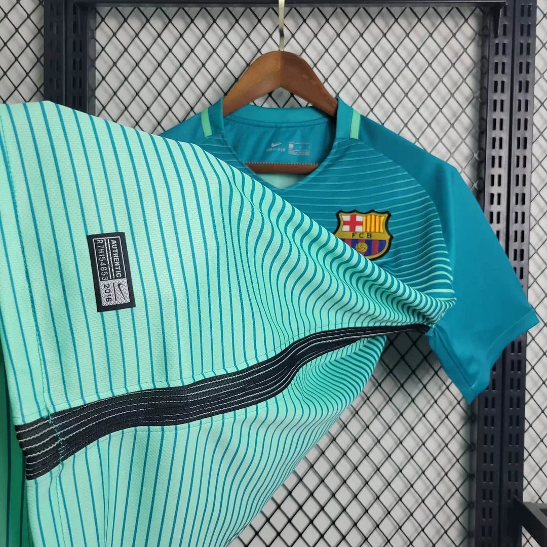 2016/2017 Retro Barcelona Third Away Jersey - Image 6