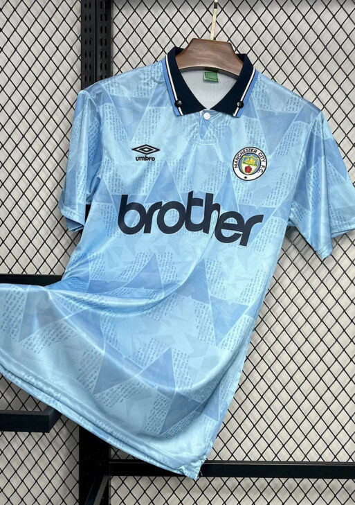 1989/1991 Retro Manchester City Home Jersey