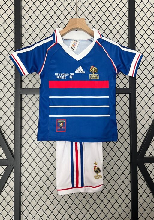 France 1998 Home Jersey Kids Size