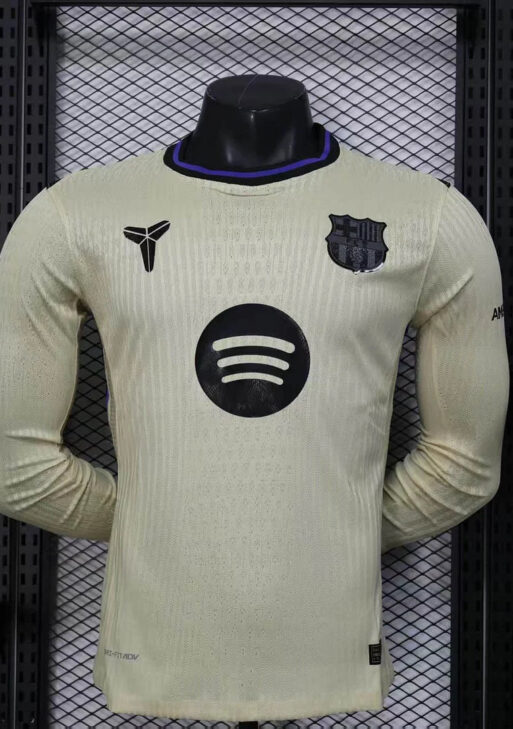 2025-2026 Barcelona Away Kit Long Sleeve