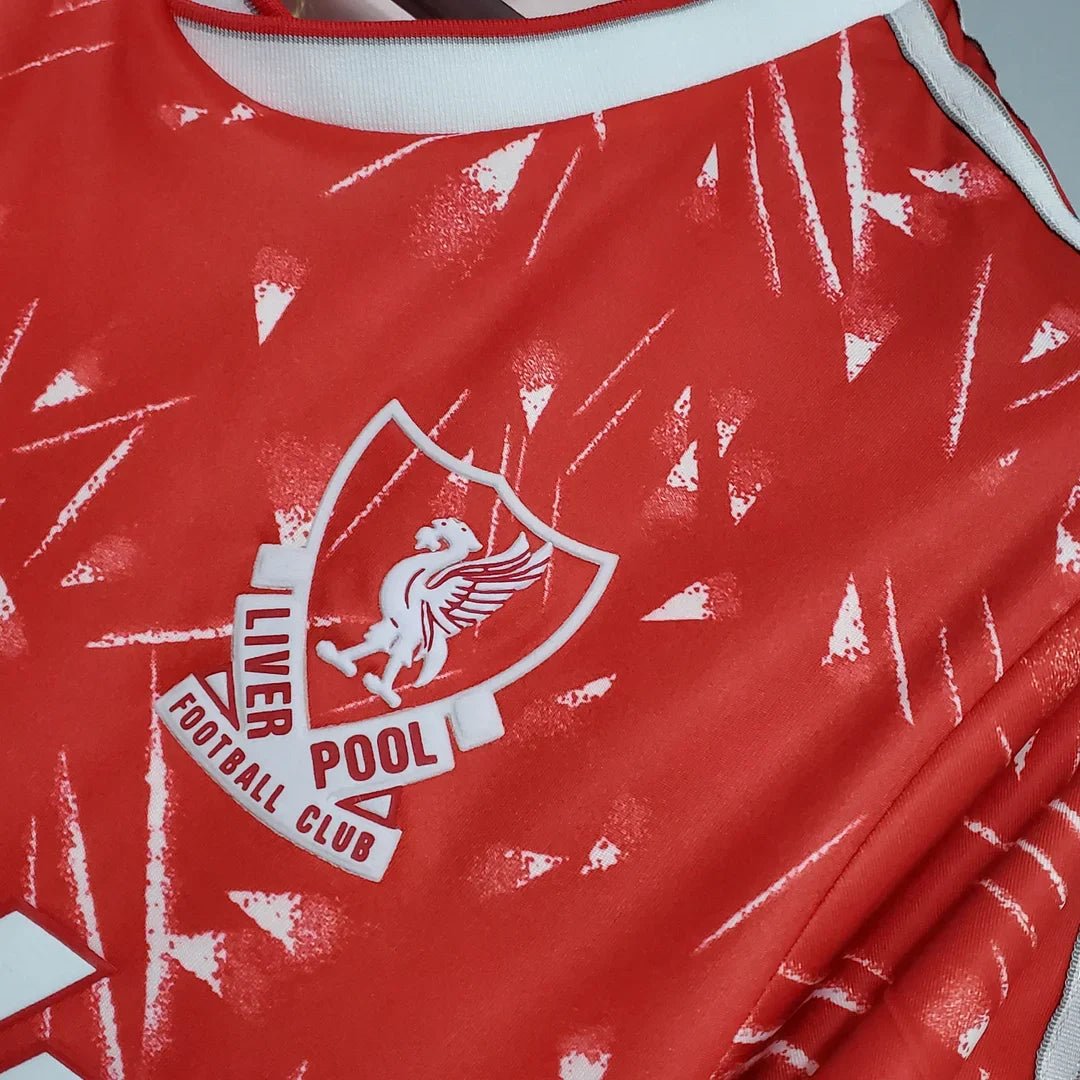 1989-1991 Retro Liverpool Home Jersey - Image 3