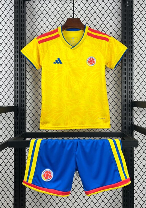 2026 Colombia Home World Cup Kit Kids Size