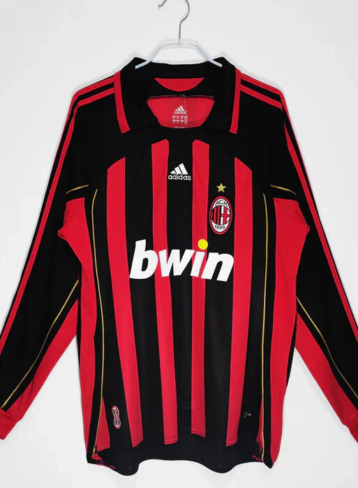 AC Milan Retro 2007-2008 Long Sleeve Home Kit