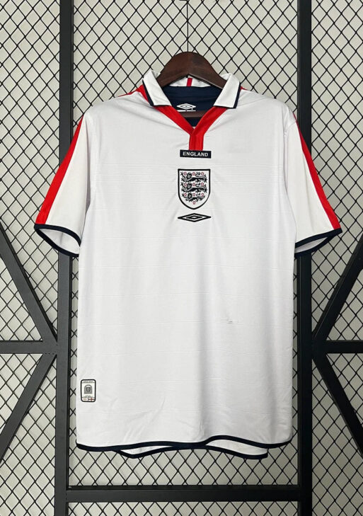 2004 Retro England Home Jersey