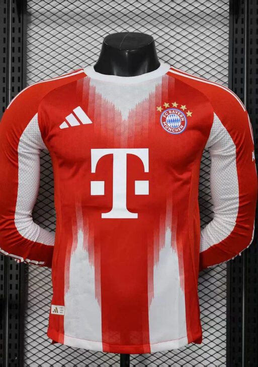 2025/2026 Bayern Munchen Home Long Sleeve