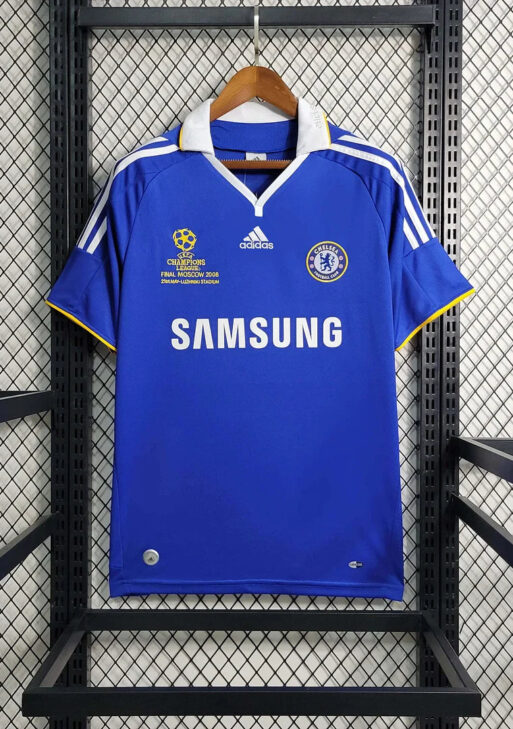 2008-2009 Retro Chelsea Champions League Final Home Jersey
