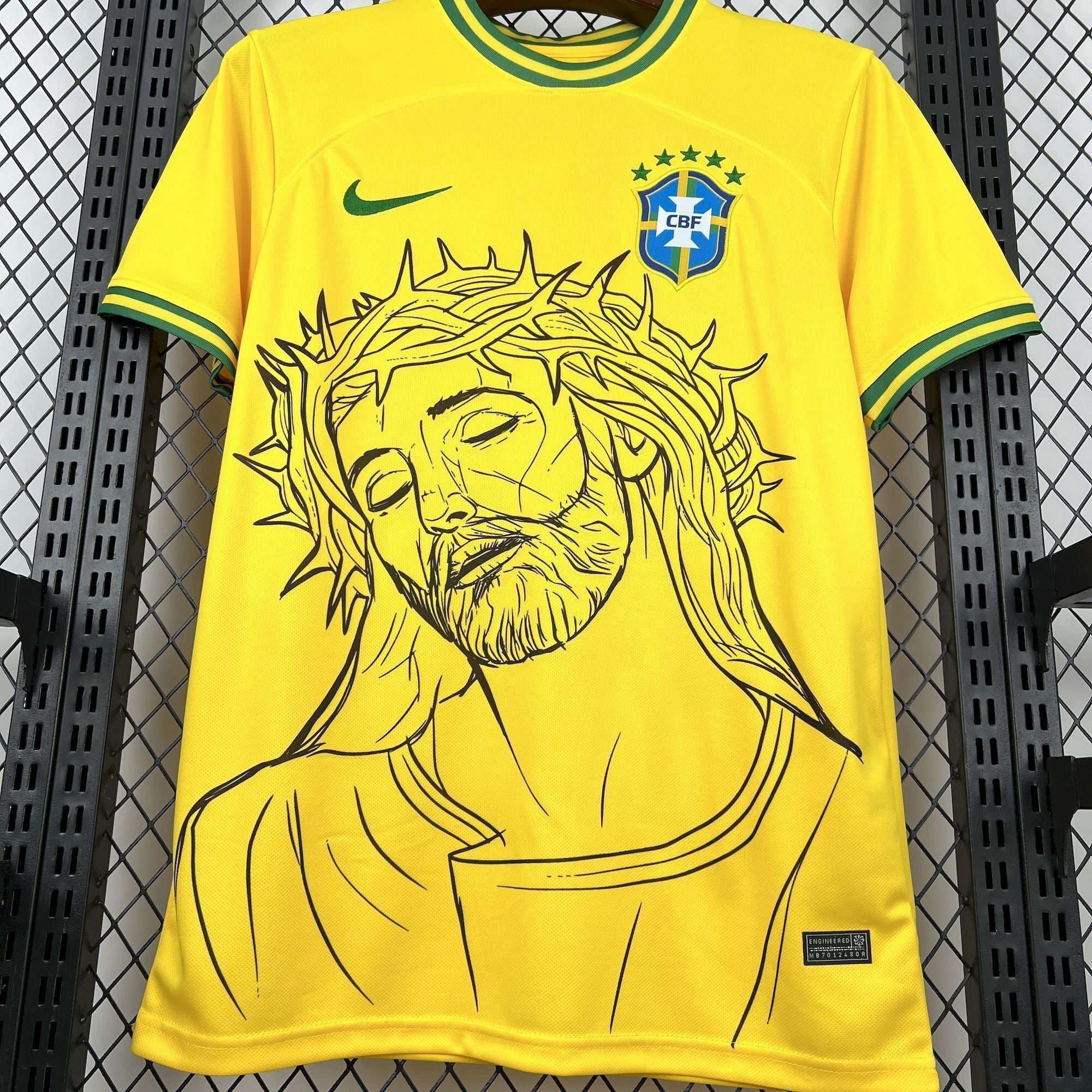 Brazil “Cristo Canarinho” Limited Jersey - Image 4