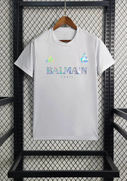 Real Madrid "Balmain" White Limited Jersey