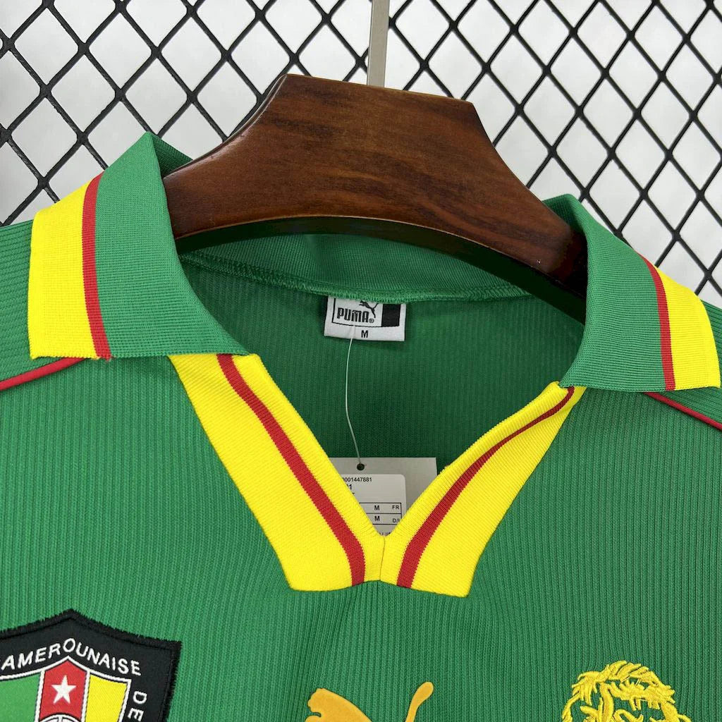 1998 Retro Cameroon Home Jersey - Image 4