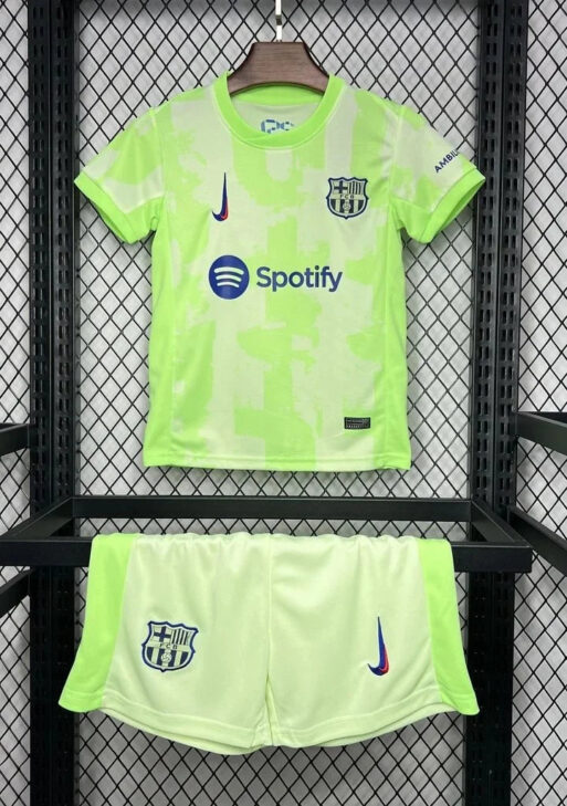 2024/2025 Barcelona Third Away Kit Kids Size