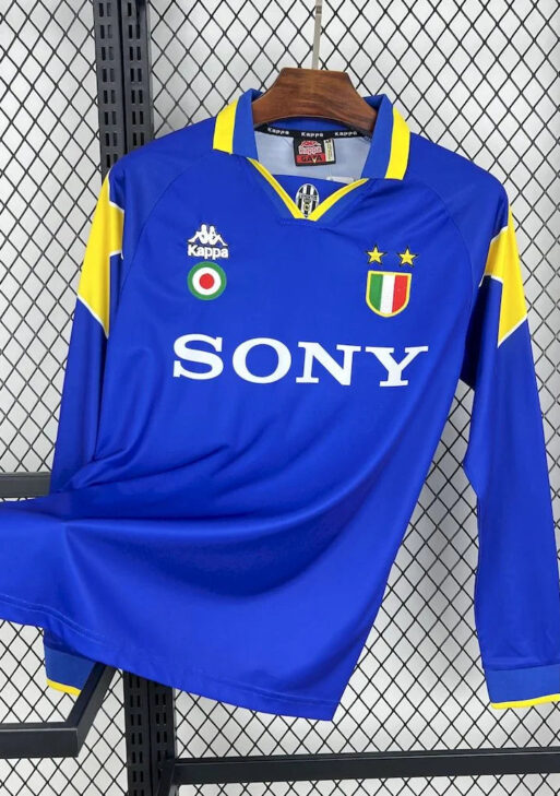 1995-1996 Retro Juventus Away Jersey Long Sleeve