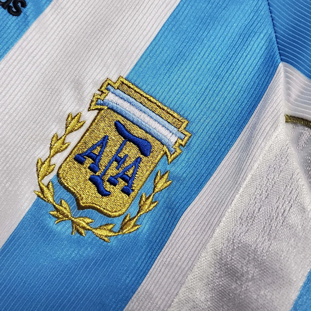 1998 Retro Argentina Home Jersey - Image 3